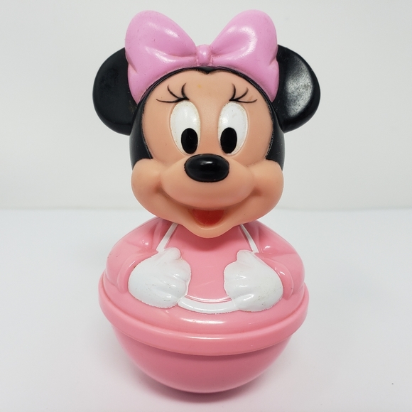 Toys | Disney Minnie Mouse Roly Poly Toy Figurine Vintage | Poshmark
